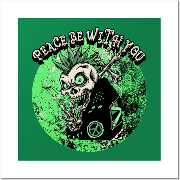 Peace Be With You Wall Art by CTJFDesigns